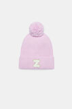 Glitter Initial Beanie  Z  hi-res