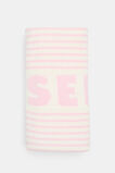 Logo Stripe Knit Blanket  Posie Stripe  hi-res