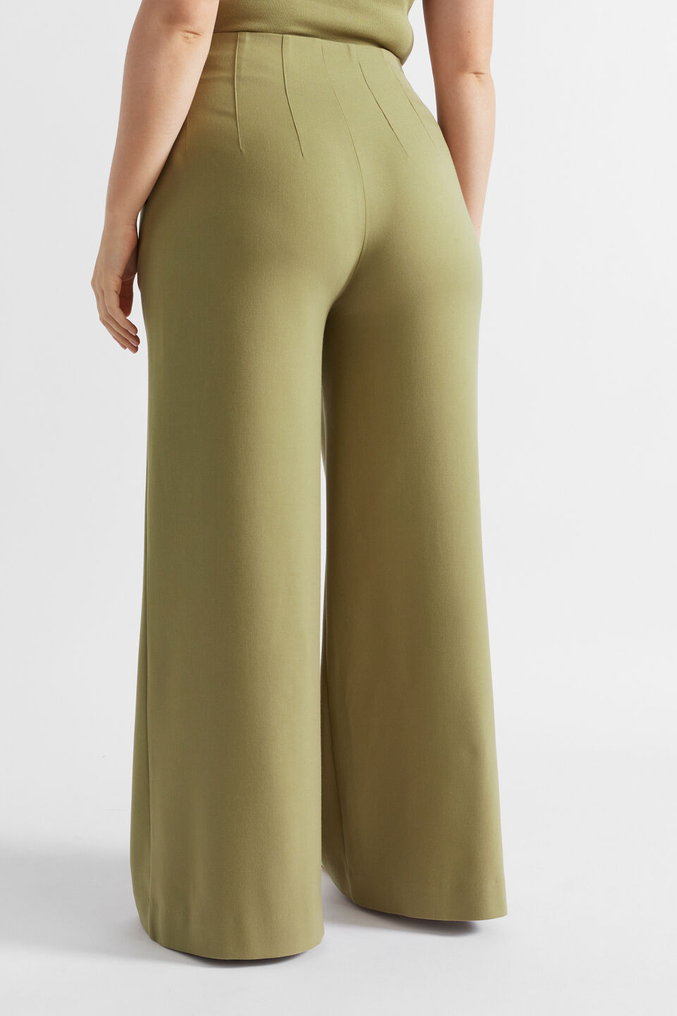 Palazzo Suit Pant  Pistachio