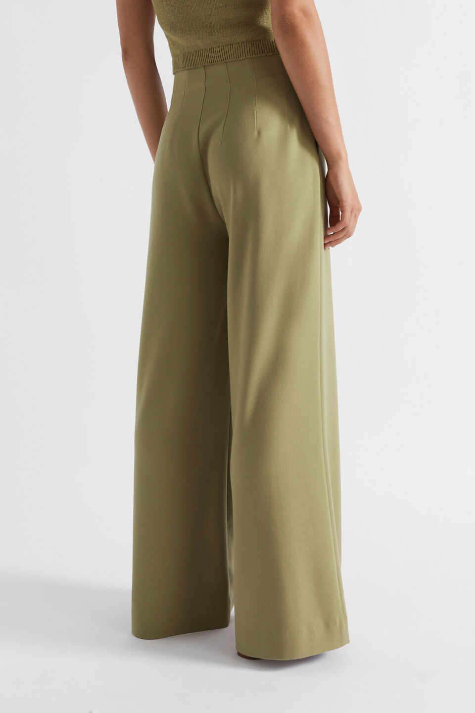 Palazzo Suit Pant  Pistachio