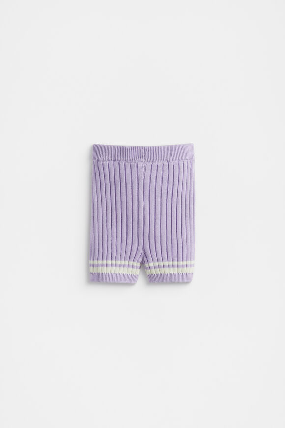 Rib Knit Short  Bright Lavender  hi-res