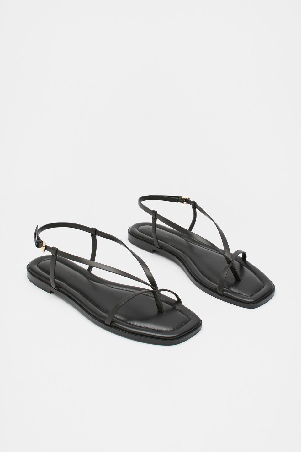 Chiara Flat Sandal  Black