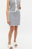 Stripe Knit Skirt  New Navy  hi-res