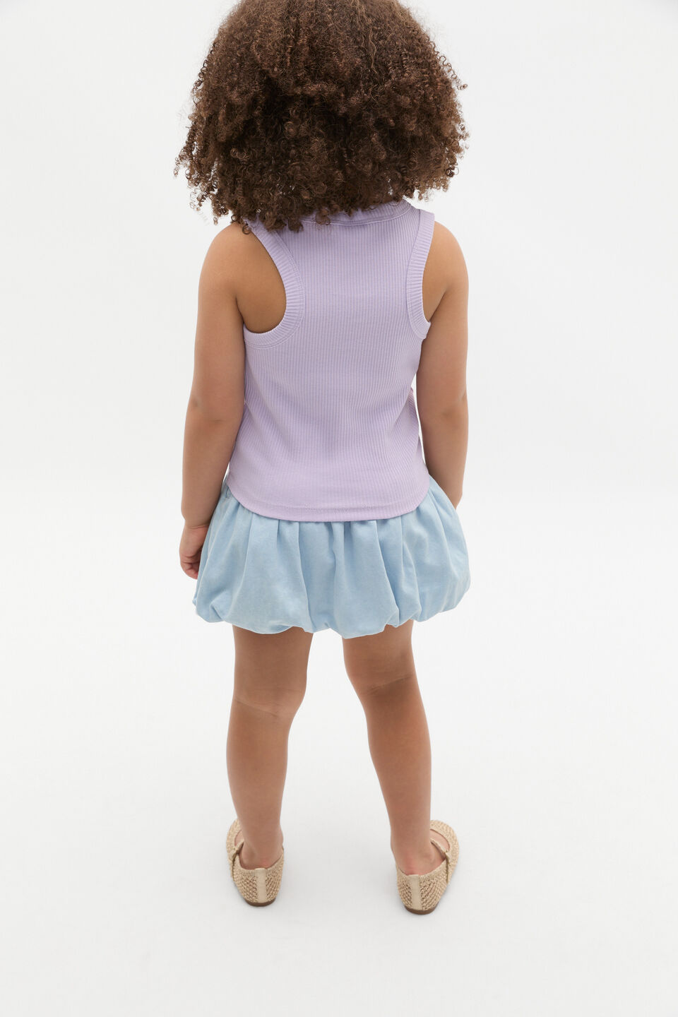 Core Logo Rib Tank  Lavender