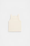Core Logo Rib Tank  Vintage Cream  hi-res