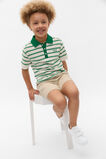 Boucle Knit Polo  Evergreen  hi-res