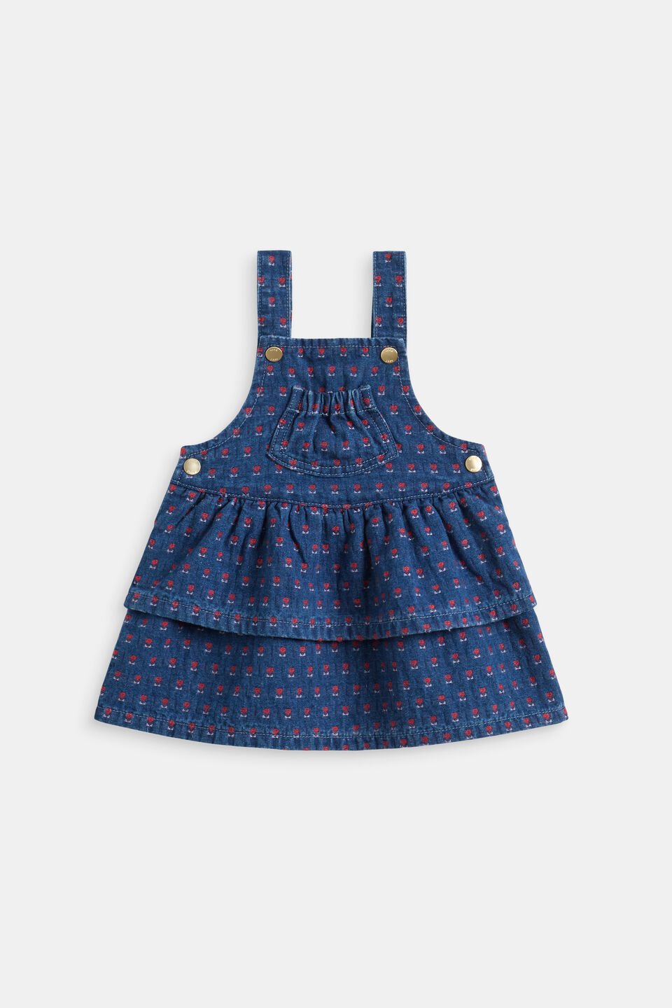 Tulip Denim Pinafore  Indigo