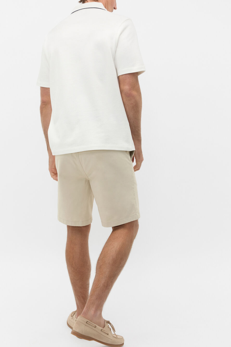 Pocket Polo Shirt  Vintage White