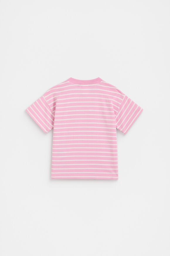 Core Stripe Tee  Candy Pink  hi-res