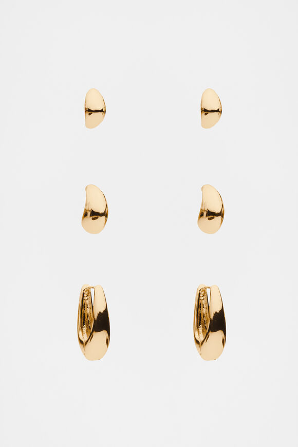Teardrop Ear Pack  Gold  hi-res