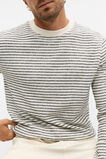 Stripe Crewneck  Ivory Stripe  hi-res