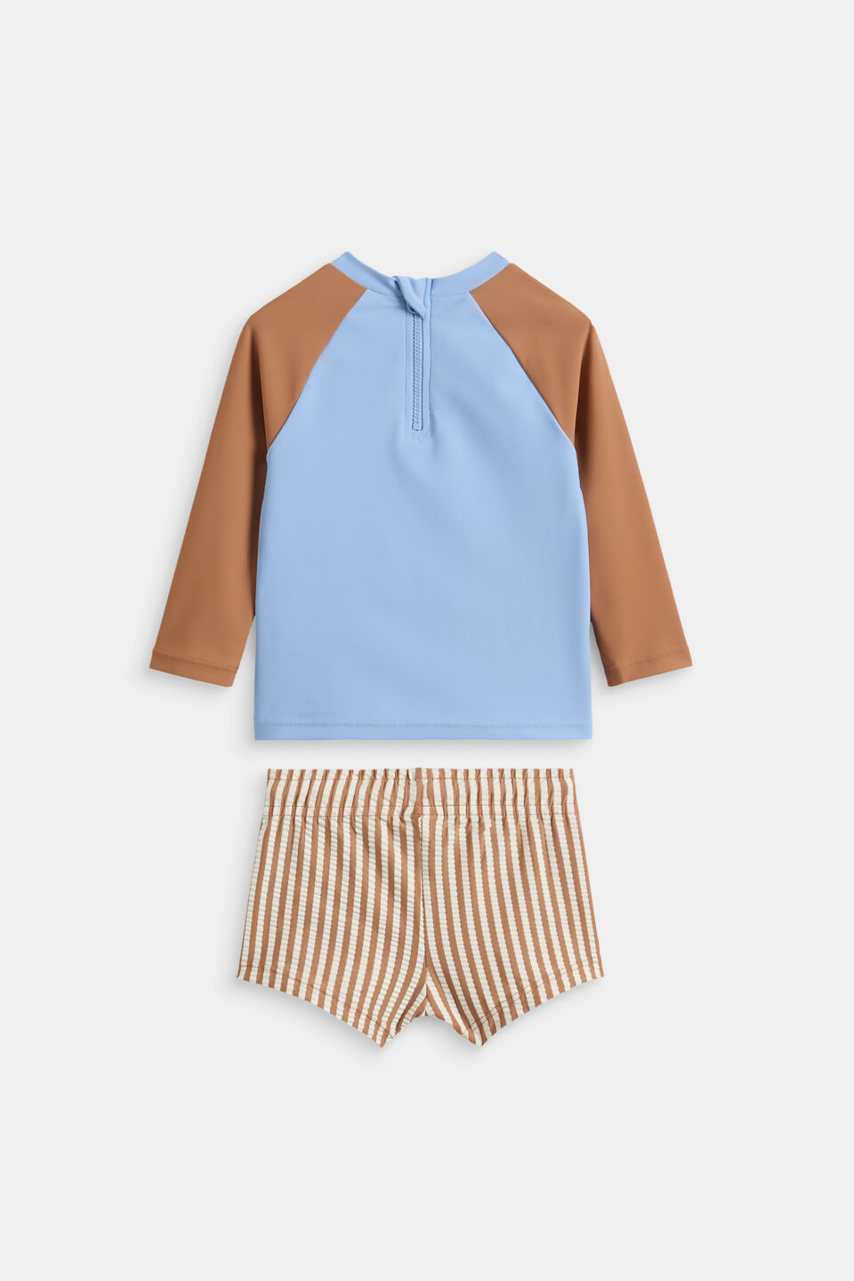 Colourblock Swim Set  Spice