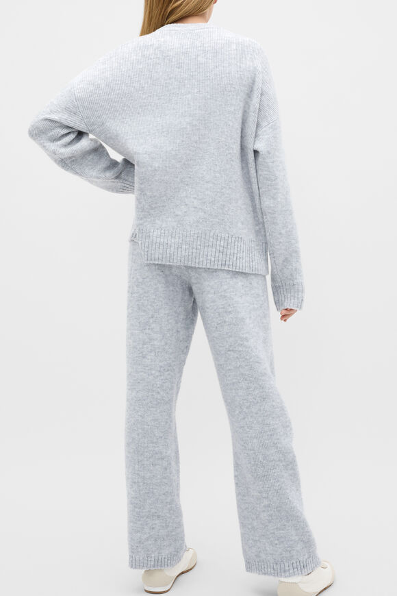 Logo Knit Sweater  Cloud Grey Marle  hi-res