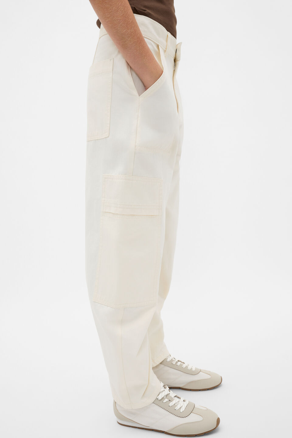 Tapered Cargo Pant  Classic Cream