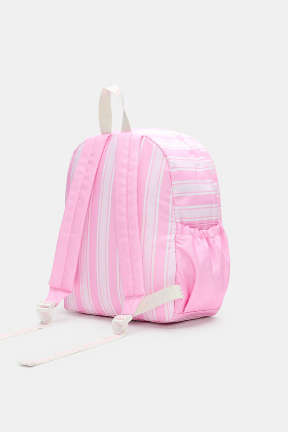 Stripe Backpack  Pink Multi  hi-res