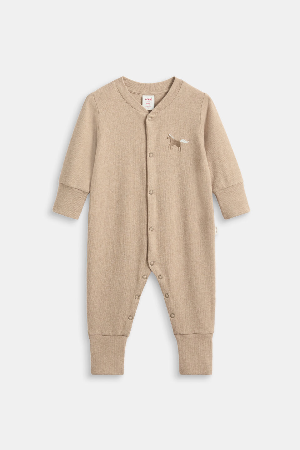 Horse Logo Jumpsuit  Nutmeg Marle