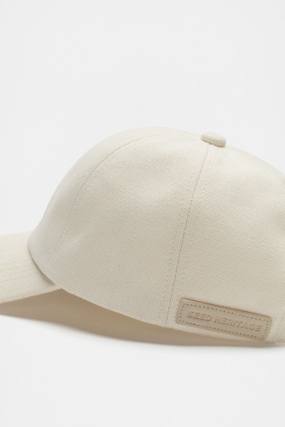Canvas Baseball Cap  Chalk