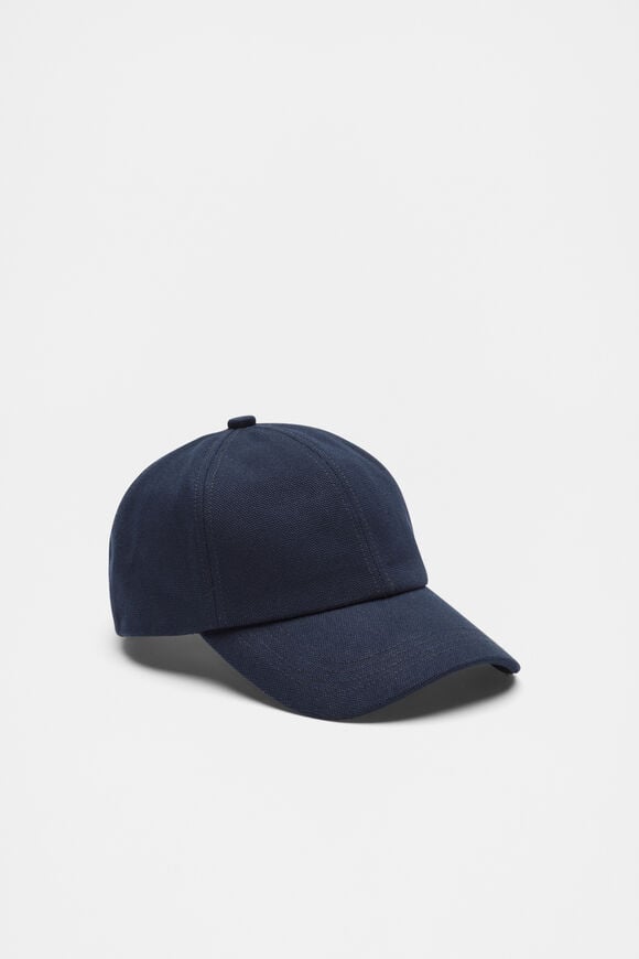 Canvas Baseball Cap  Midnight Blue  hi-res