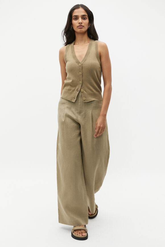 Knit Halter Vest  Rosemary  hi-res