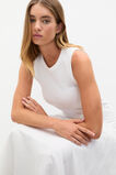 Core Australian Cotton Rib Tank  Whisper White  hi-res