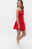 Shirred Top  Strawberry Red  hi-res