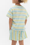 Boxy Stripe Tee  Multi Stripe  hi-res