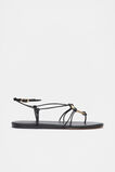 Etta Ring Detail Sandal  Black  hi-res