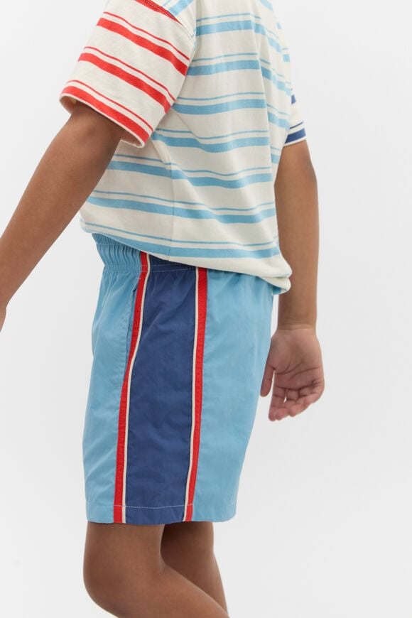 Retro Sport Short  Lark Blue  hi-res