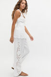 Cutwork Woven Belted Vest  Whisper White  hi-res