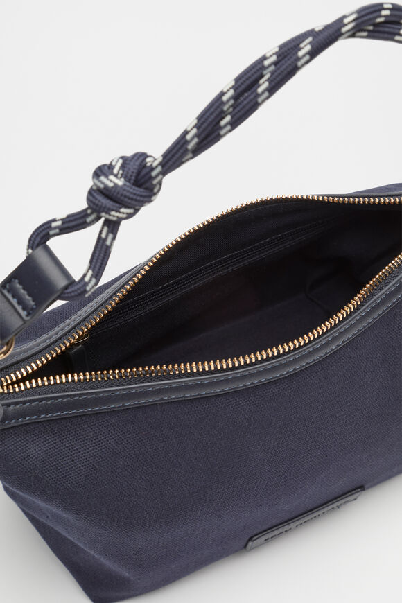 Rope Detail Shoulder Bag  Twilight Blue  hi-res