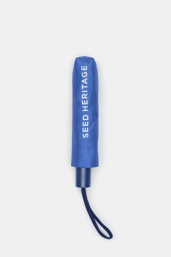 Colourblock Umbrella  Blue Multi  hi-res