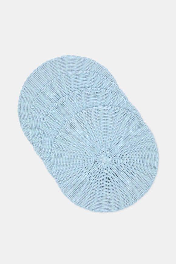 Nori Placemat Set of 4  Arctic Blue  hi-res