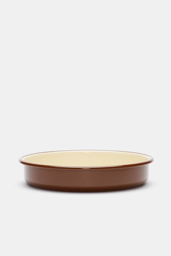 Elias Enamel Round Pan  Biscoff  hi-res