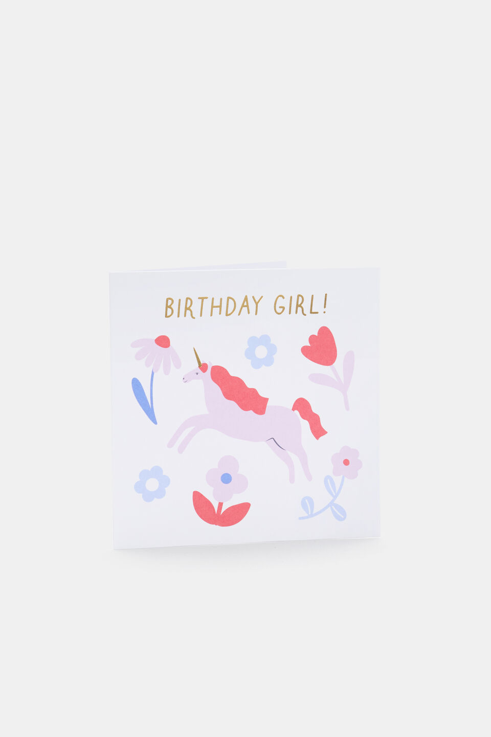 Pony Birthday Girl Card  Multi