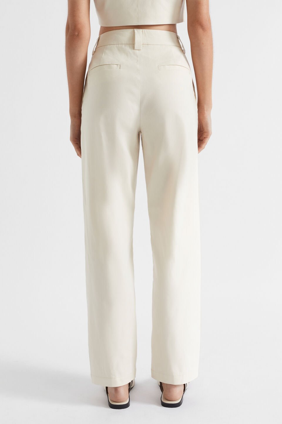 Pleat Front Trouser  Oyster