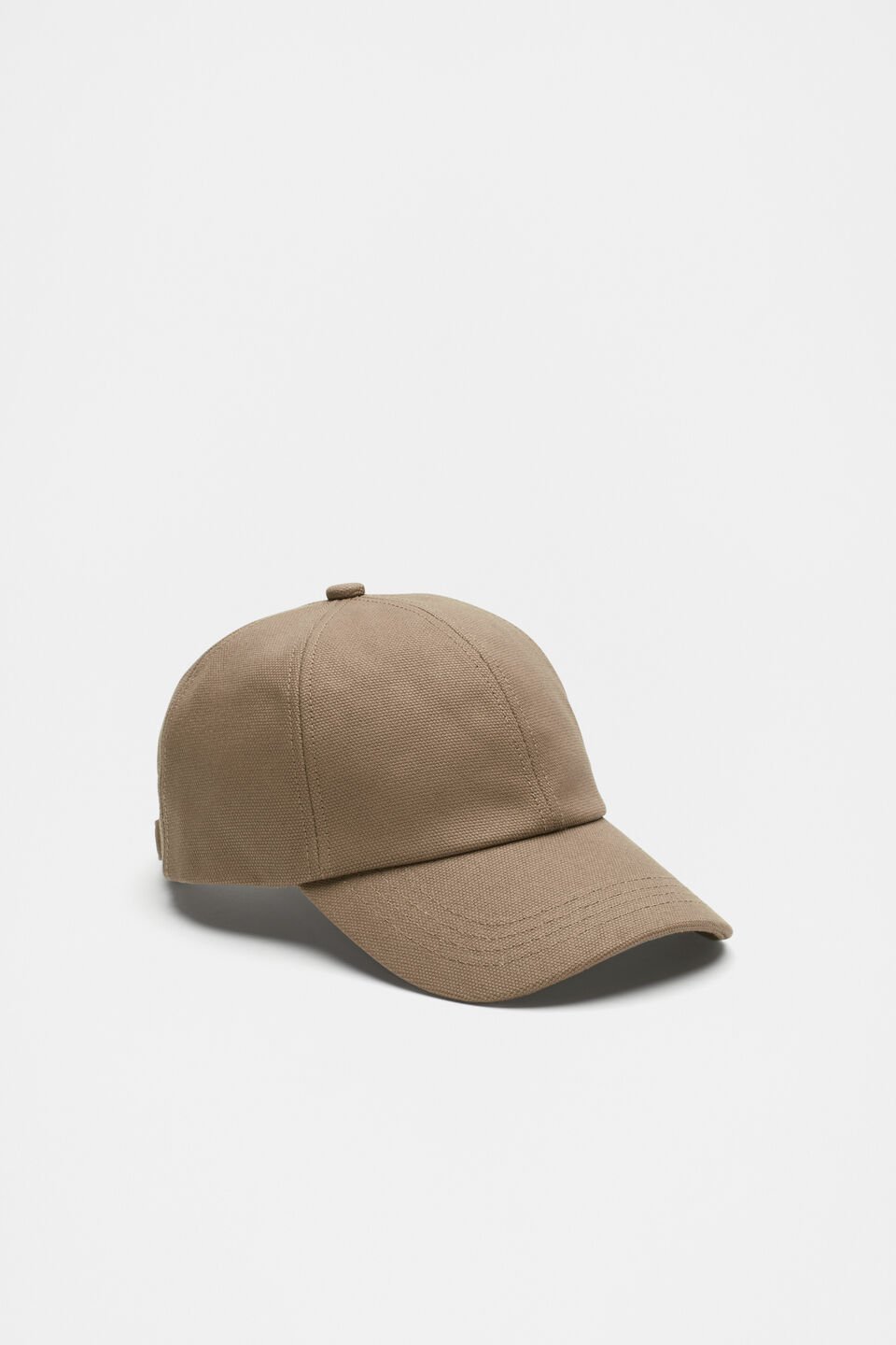 Canvas Baseball Cap  Sepia
