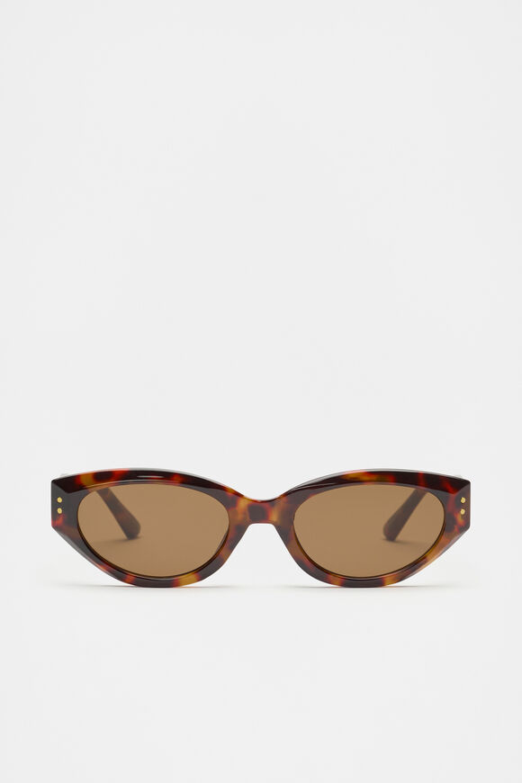 Lida Cat Eye Sunglasses  Dark Tort  hi-res