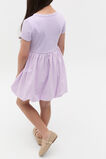 Spliced Logo Dress  Lavender  hi-res