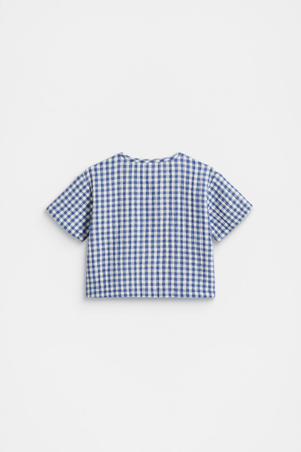 Cheesecloth Pocket Shirt  Navy