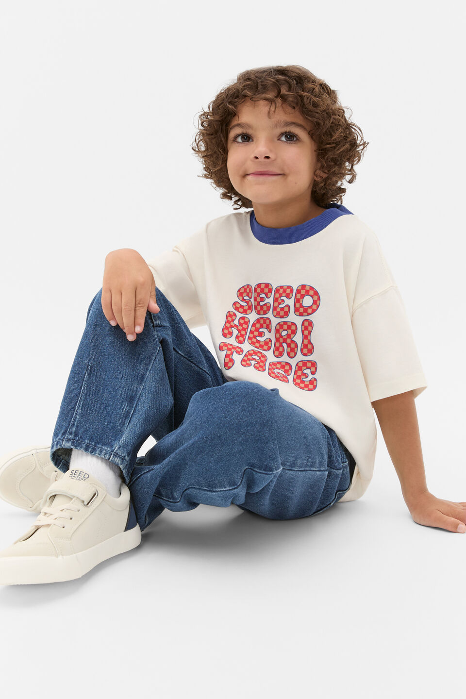 Relaxed Graphic Tee  Classic Cream