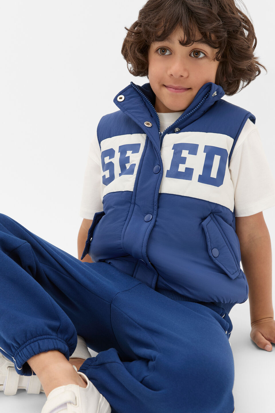 Core Puffer Vest  French Navy