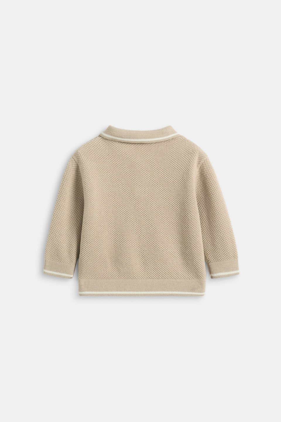 Essential Knit Polo  Milk Tea