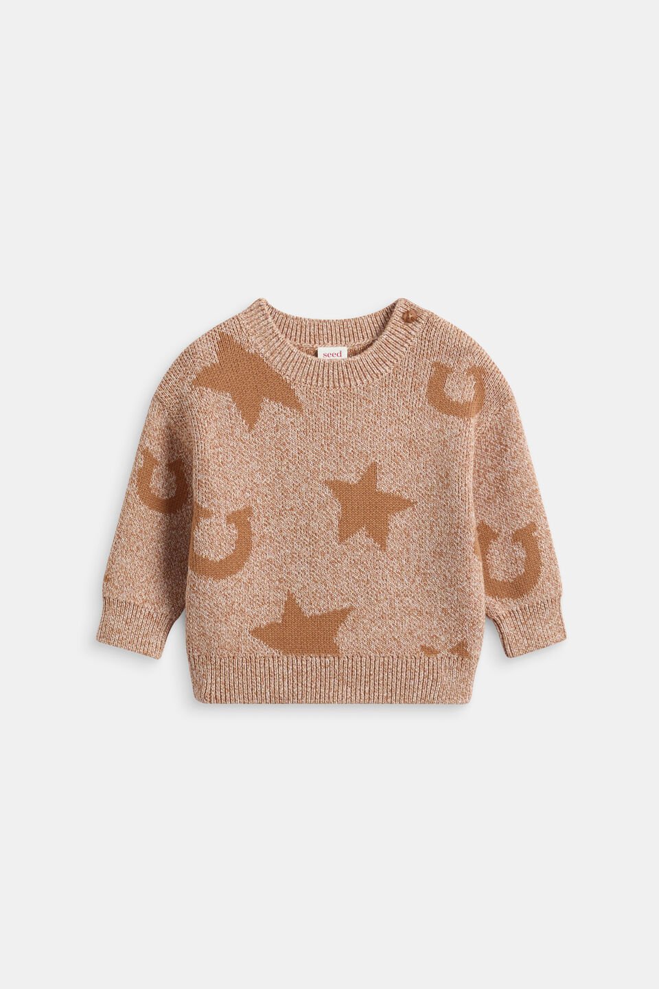 Twisted Yarn Star Knit  Spice