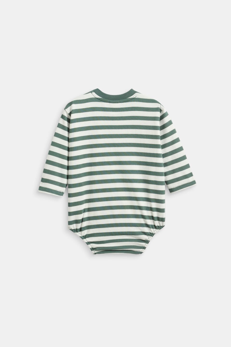 Core Stripe Rugby Bodysuit  Forest