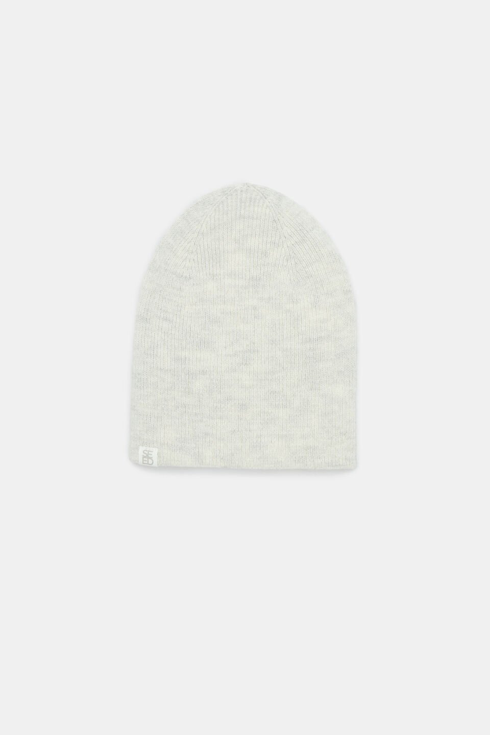 Basic Rib Beanie  Grey Marle