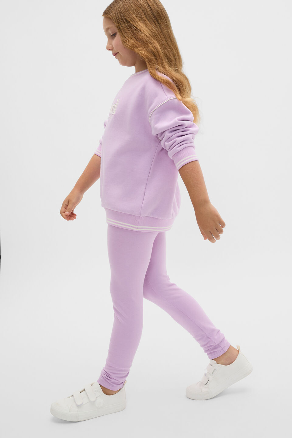 Core Terry Legging  Orchid