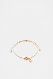 Stone Drop Initial Bracelet  Heart  hi-res