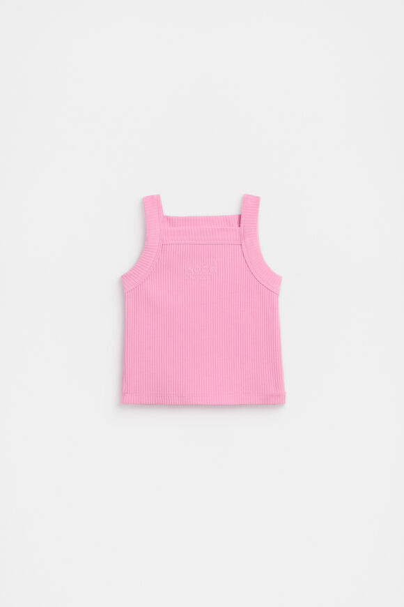 Core Logo Rib Tank  Candy Pink  hi-res
