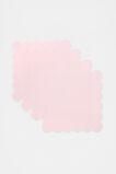 Alyra Scallop Napkin Set of 4  Fairy Floss  hi-res
