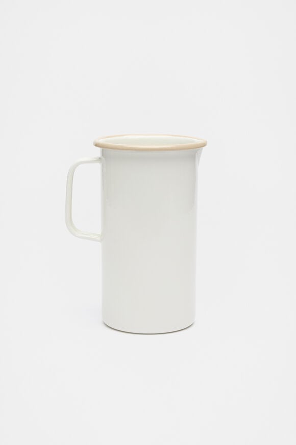 Loretta Enamel Jug  Cloud Cream  hi-res